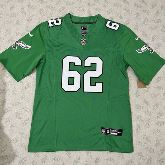 Philadelphia Eagles Green Jersey #62 KELCE NFL - Picture 1 of 6